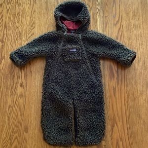 Patagonia Sherpa Bunting, Chocolate brown, Size 3-6 months